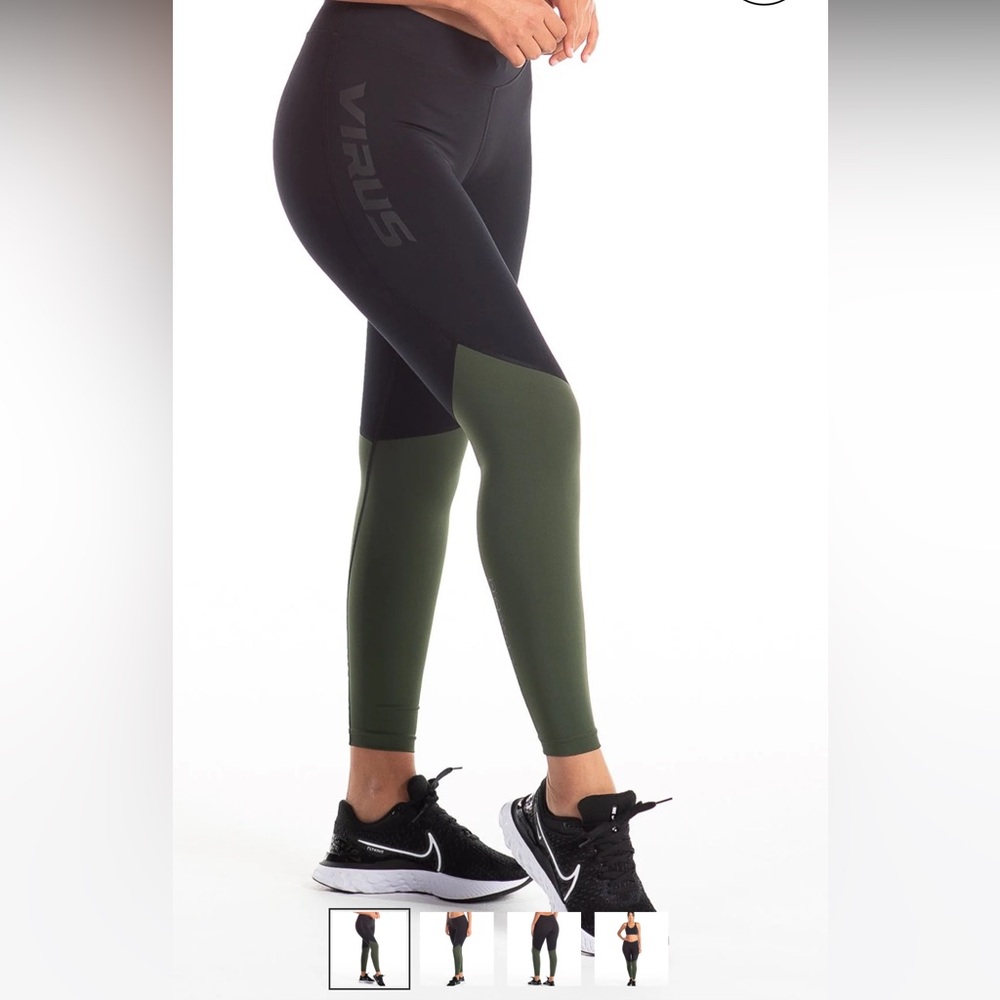Virus EAU21 Tech Pants - Black/Kombu Green